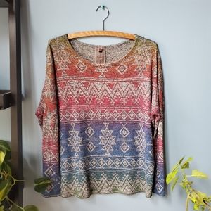 Rainbow Knitted Shirt